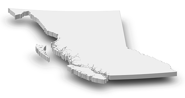 British Columbia Map - Areas We Serve