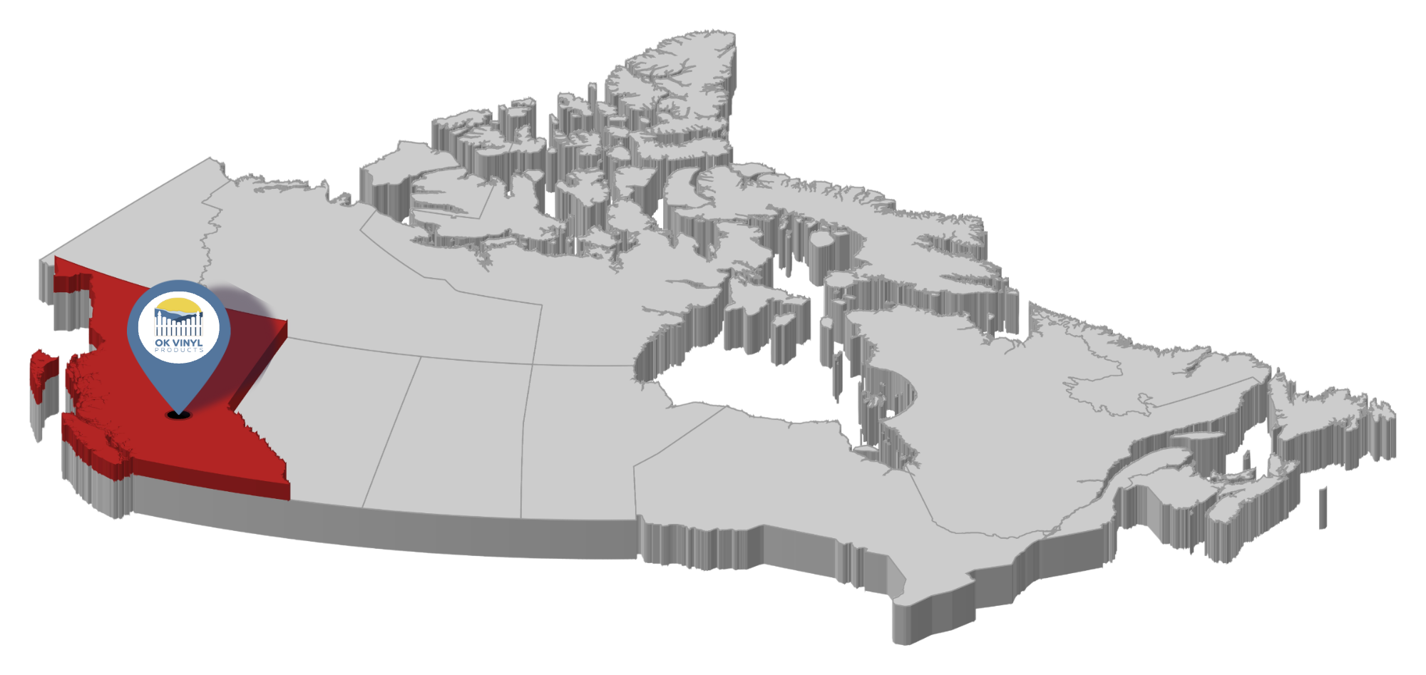 Fence company in Okanagan Valley - our British Columbia map