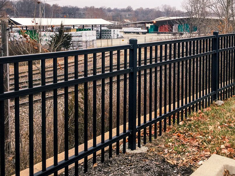 Montage Industrial Ornamental Iron Fence - British Columbia