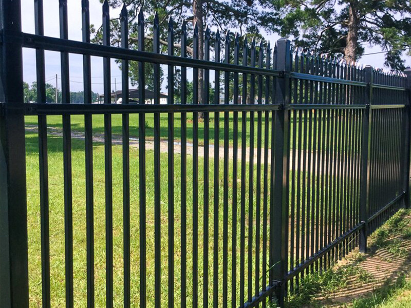 Montage II Ornamental iron Fence - British Columbia