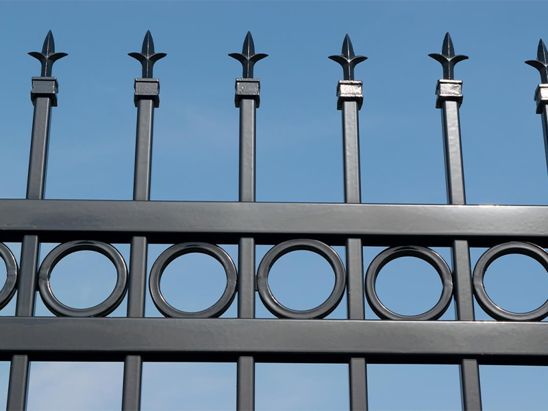 V2 Ornamental Iron Fence - British Columbia
