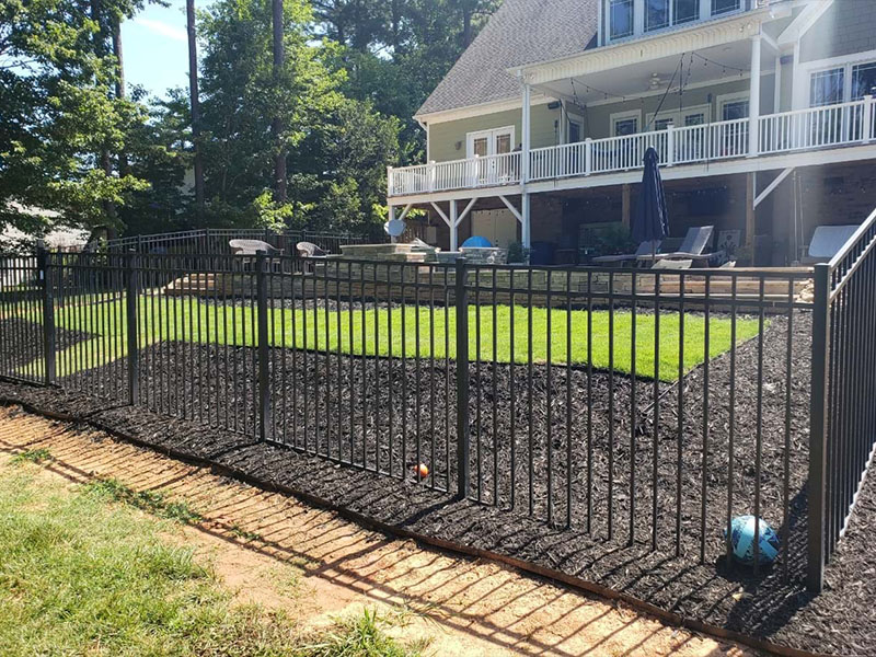 Residential Ornamental Iron Fence - British Columbia