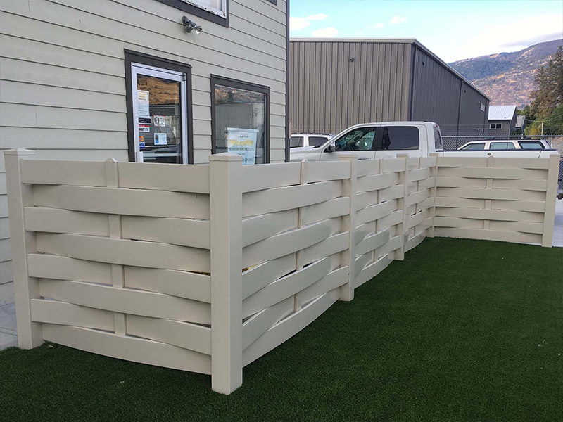 Commercial Vinyl Fence - British Columbia