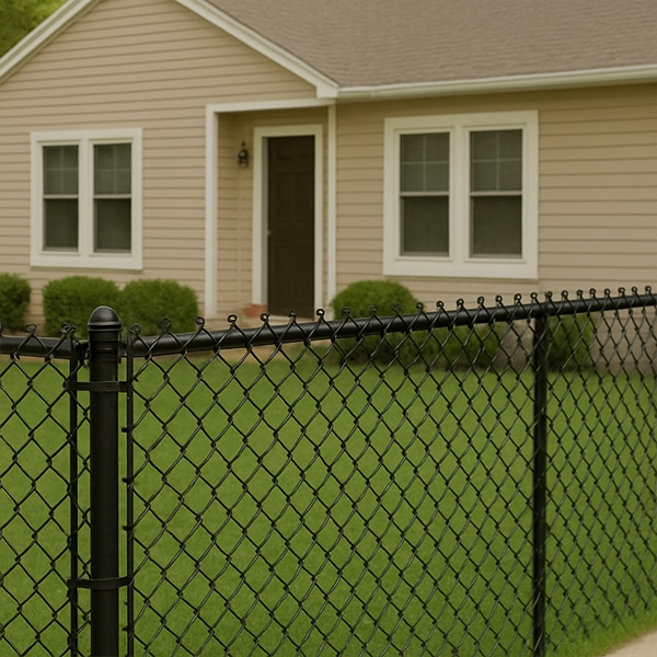 Black Chain Link Fence